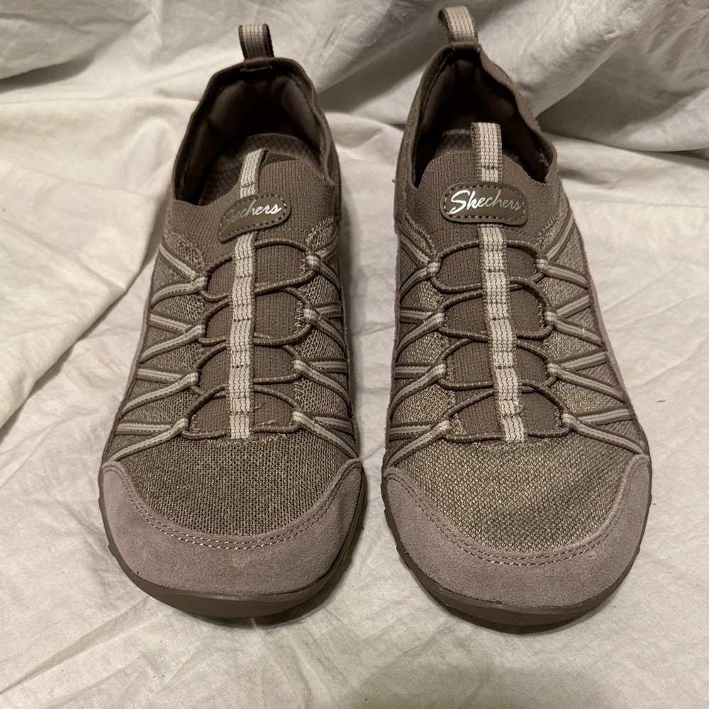 Skechers Taupe Athletic Shoes